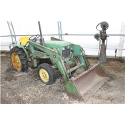 JOHN DEERE 750 TRACTOR C/W LOADER