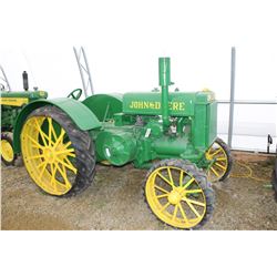 1929 JOHN DEERE D TRACTOR (RUNNING)