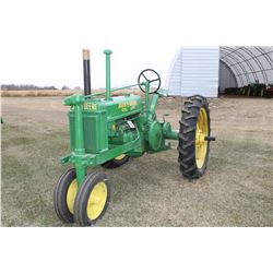 JOHN DEERE B ROW CROP TRACTOR