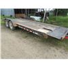 Image 2 : 2000 TRAILTECH TANDEM AXLE 21' FLAT DECK TRAILER