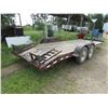Image 3 : 2000 TRAILTECH TANDEM AXLE 21' FLAT DECK TRAILER