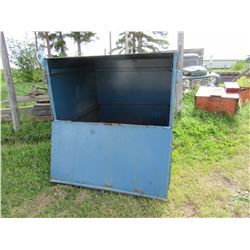 LARGE BLUE JOBSITE STORAGE BIN