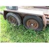 Image 4 : 1988 HOMEMADE TANDEM AXLE APPROX. 14' TRAILER