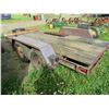Image 6 : 1988 HOMEMADE TANDEM AXLE APPROX. 14' TRAILER