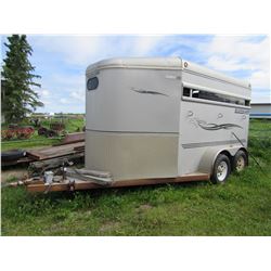 2002 SOUTHLAND 6' X 14' HORSE TRAILER
