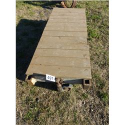 PE SHANTZ FOUNDRY STEEL WHEEL RAILROAD CART