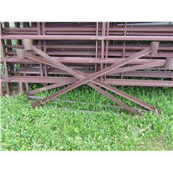 2 STEEL CROSS BRACES