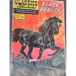 BUNDLE OF 5 VINTAGE COMICS - BLACK BEAUTY, THE BUCCANEER, ON THE JUNGLE, WESTERN STORIES, MOBY DICK