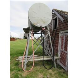 WESTEEL APPROX. 500 GALLON FUEL TANK & STAND