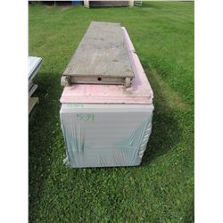 PALLET WITH SCAFFOLD DECK & NEW BUNDLE OF STYROFOAM INSULATION