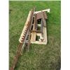 Image 2 : PALLET WITH REDDY ROD, SICKLE BLADES, BALE SPEAR, SCRAP STEEL, ETC