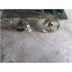 STEEL WHEEL CART (YELLOW)