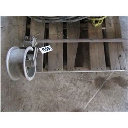 STEEL WHEEL ON ARM/EXTENSION