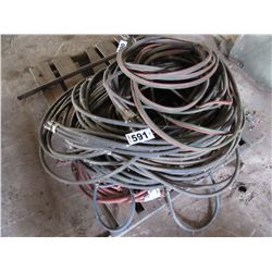 PILE OF AIR & ASSORTED HOSES
