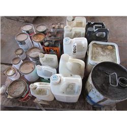 PALLET WITH ANTIFREEZE, TRILLION, PANT, WW ANTIFREEZE, ETC