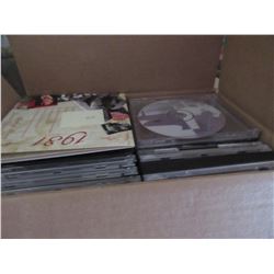4 BOXES OF ASSORTED CD'S