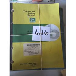 3 JOHN DEERE MANUALS (ENGINE, BR/BO, A/AR/AO)