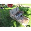 Image 2 : WAGON SEAT, STEPS, & ASSORTED WAGON PARTS