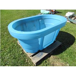 BLUE PLASTIC WATER TANK