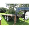 Image 1 : 1971 BULLDOG FIFTH WHEEL SLIDING TILT DECK TANDEM AXLE 24' TRAILER (CONSIGNED - PH 780-910-7952)