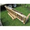 Image 2 : PALLET WITH LOG SWING, HEADBOARD, ETC