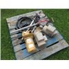 Image 1 : PALLET WITH BARREL PUMPS, HOSES, FUEL PUMPS, ETC