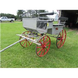 HORSE DRAWN SILVER SHOW/PARADE BUGGY