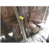 Image 4 : BUNDLE OF ANGLE IRON, STOVES, 7 WHEELS, CHAIN, HOSE, ETC
