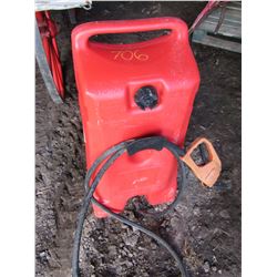 14 GALLON PORTABLE FUEL TANK, HOSE, & NOZZLE