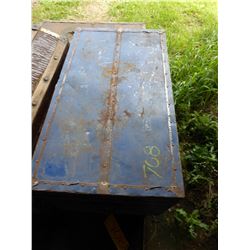 BLUE METAL TRUNK