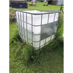 POLY TANK & CAGE (TOP CUT OPEN)