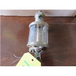 MEDIUM BRASS/GLASS OILER