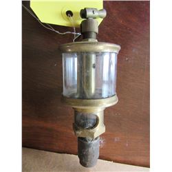 SMALL BRASS/GLASS OILER