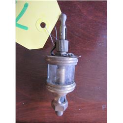 SMALL BRASS/GLASS OILER