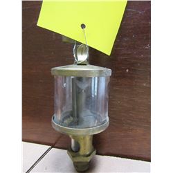 MEDIUM BRASS/GLASS OILER