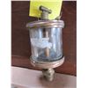Image 1 : LARGE BRASS/GLASS OILER