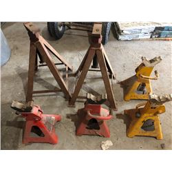 LOT OF 6 SAFETY STANDS