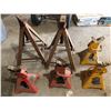 Image 1 : LOT OF 6 SAFETY STANDS