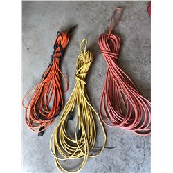 LOT OF 3 EXTENSION CORDS