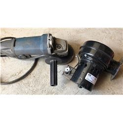 MASTERCRAFT 5" ANGLE GRINDER & FASCO MOTOR
