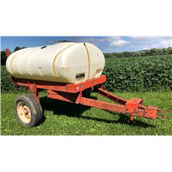250 GAL GEORGE WHITE SPRAYER TANK ON FRAME W / 28' BOOM