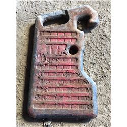 LOT OF 6 TRACTOR WEIGHTS