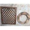 Image 1 : LOT OF 2 ANTIQUE FLOOR GRATES