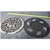 Image 1 : LOT OF 2 ANTIQUE FLOOR GRATES