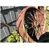 Image 2 : LOT OF 2 STEEL WAGON WHEELS