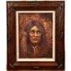 Image 1 : Hal Kettle, Orig Oil,  Native American Apache  #1079502