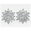 Image 1 : 1.00 ct USGL Certified VS Diamond Earrings 14K #1079700