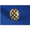 Image 1 : 1920's large 14K Gold and Enamel Ring-LOWER RES#1080004