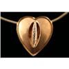 Image 1 : Beautiful 14K Gold Diamond Heart Pendant on #1080060