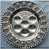 Image 1 : JUDAICA STERLING SILVER PASSOVER PLATE #1080146